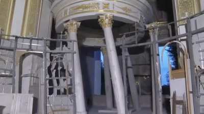 President Zelensky released a video of his visit to the Spaso-Preobrazhensky (Transfiguration) Cathedral in Odesa today