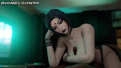 Raven paizuri cumshot (Bignelson44)