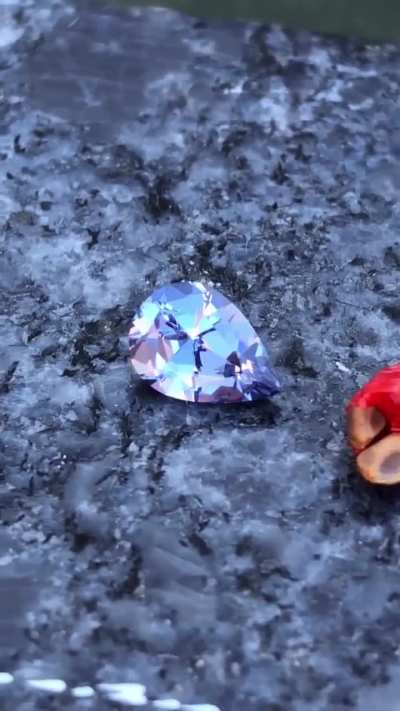 Lavender color spinel from mehenge tanzania  Fascinating little gem .super nice luster,  perfect shape , good clarity this will make perfect custom ring !! 1.05 ct  8.1x5.7 mm $399 plus shipping  Always ship from New York .