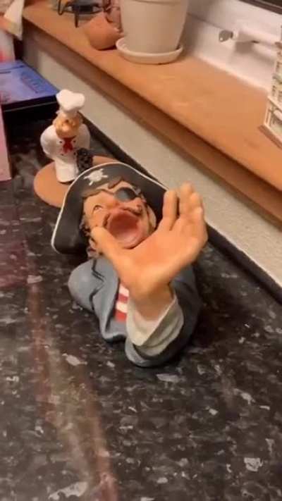 Stumbled upon this in my video archives, the one eyed pirate.