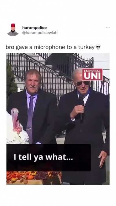 The president is on shrooms