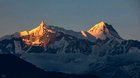 Timelapse featuring Machapuchhre, himchuli and annapurna mountains.