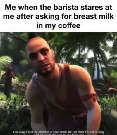 I just want your milk