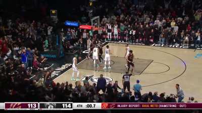 [Highlight] Chaos after the Donovan Mitchell FT Miss leads to the incredible and improbable Okoro game winner!
