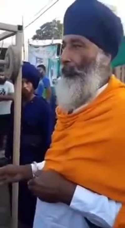 Sikhs cut off a guy's hands and hung him till he bled out at an ongoing protest site