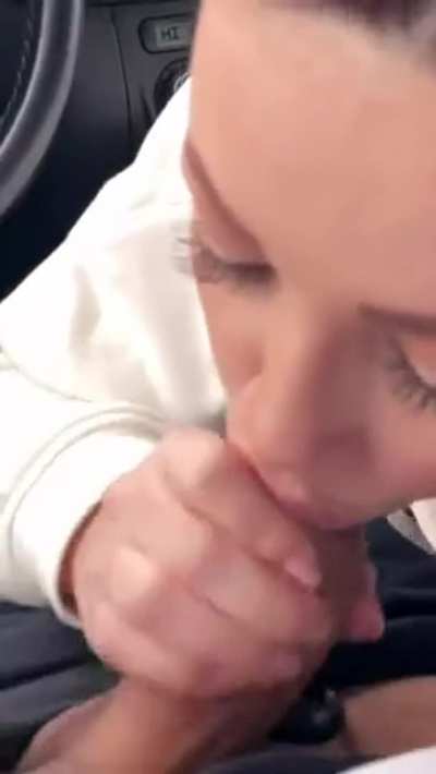Amateur Blowjob CIM Car Cum In Mouth Cum Swallow Cumshot Deepthroat POV Porn GIF by hwright480