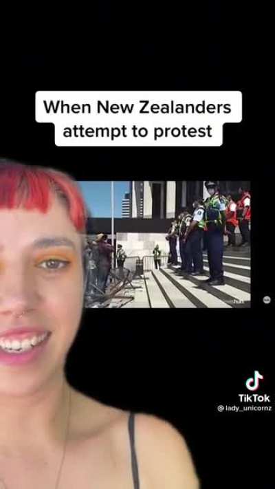 New Zealand protesters