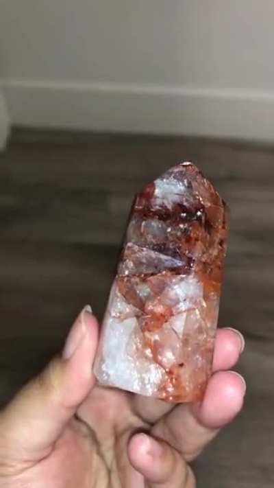My stunning hematoid quartz I just purchased