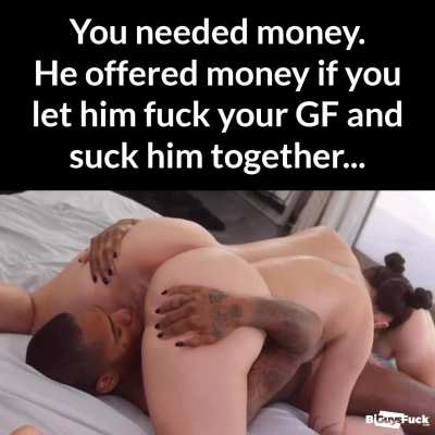 You just needed some money ...