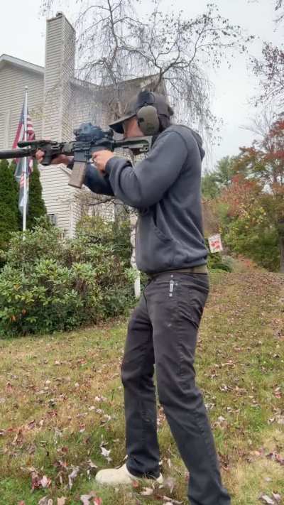 First reaction of shooting an frt