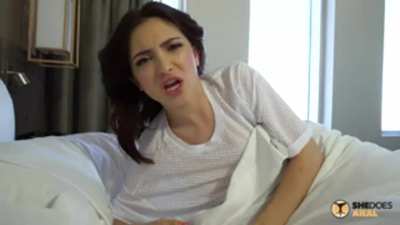 Hot Stepsis Shares The Bed and Her Ass