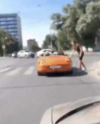 How you cross in a crosswalk