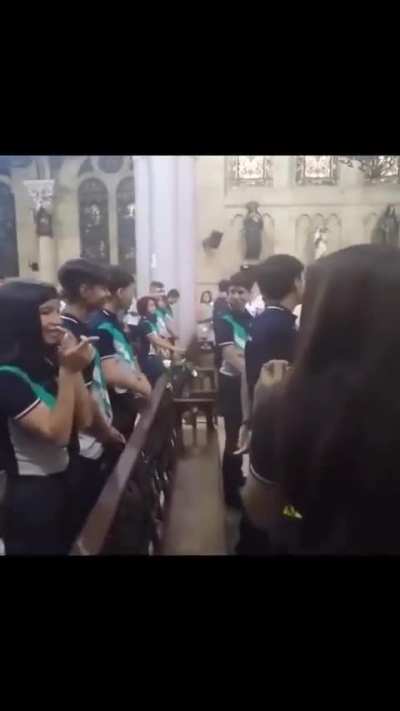 blursed church