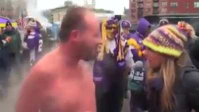 Why is the Colossal Titan a Vikings fan?