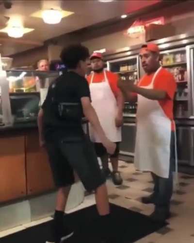 This kid really thinks he’s tough