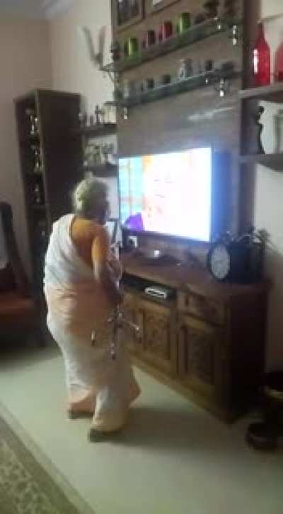 Grandma not happy with soap opera plot twist
