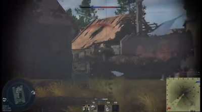 380mm rocket in 75mm barrel. One in a million shot?