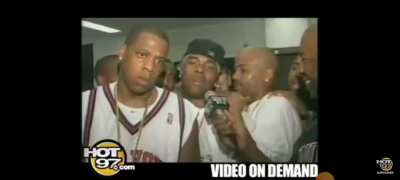 Jay Z standing there just thinking 