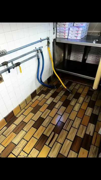 This restaurant kitchen was a FIRE HAZARD!