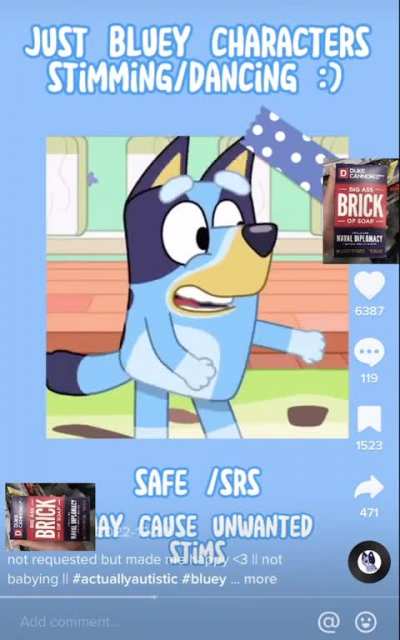 I get Bluey “has” ADHD but why does the OP in tiktok claim they all have a disorder?