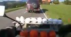 Playing chicken with cars