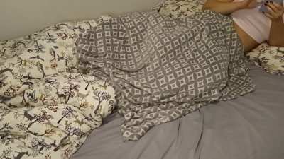 making him sniff my farts under a blanket 😈