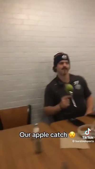 The apple toss