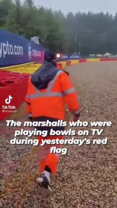 Meanwhile at the track side…
