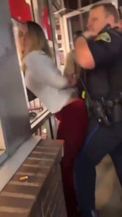 trashy way to be arrested