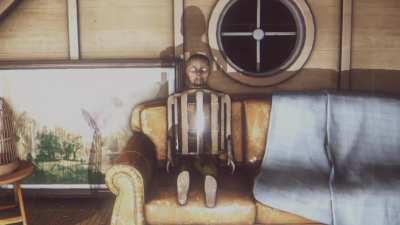 This is my Fatal-Frame inspired horror game, where you have to take pictures of ghost anomalies and pet your cat to restore your sanity. What do you think?