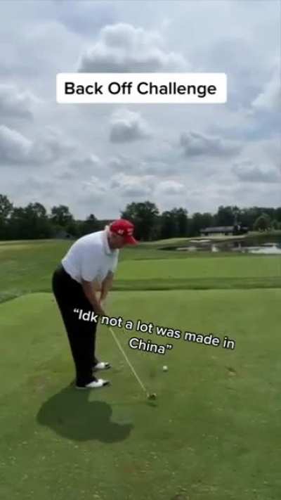 Trump gets made fun of by fellow golf bros 🏌‍♂️