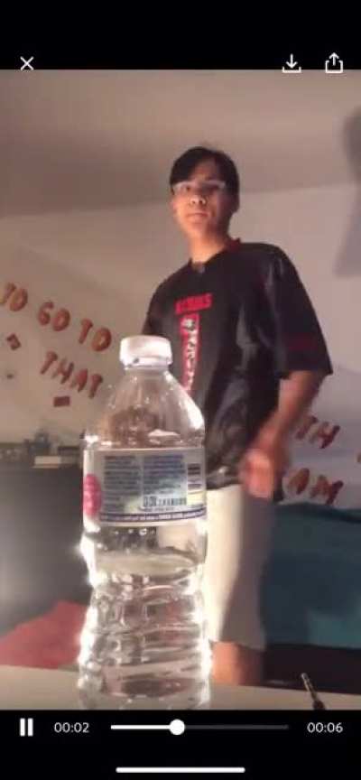 Thanks, I hate water bottle flip, hehe