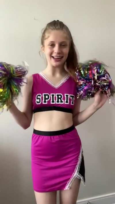 Would you let me on the cheer team? 🥺💘 (𝘧𝘶𝘭𝘭 𝘷𝘪𝘥𝘦𝘰 𝘰𝘯 𝘮𝘺 𝘰𝘯𝘭𝘺𝘧<wbr>𝘢𝘯𝘴)