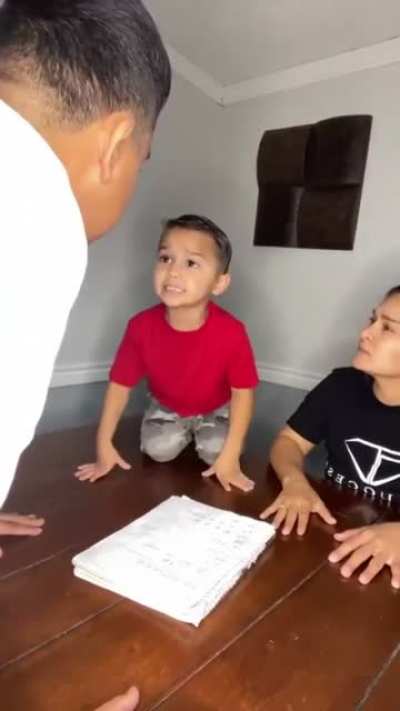 This kid can act.