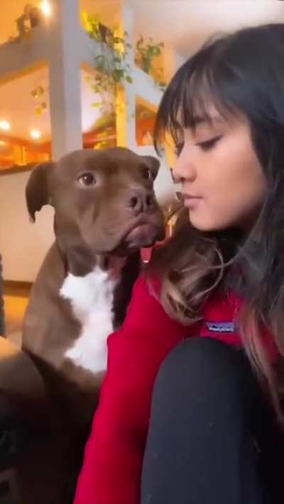 Kiss your dog..