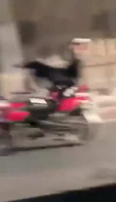 Average Tehrani motorcyclists