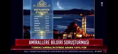 Habertürk'te iftar saatlerinin duyurulduğu anda arka fonda SSCB Marşı çalındı