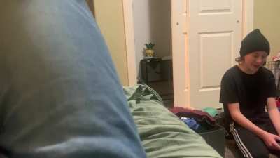 Just chillin and then-