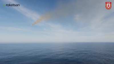 ATMACA anti-ship missile test footage