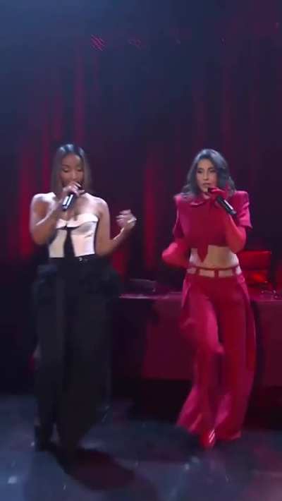 Nora Fatehi feat. Shenseea perform “What Do I Know? (Just A Girl)” | via FallonTonight IG 11.20.25