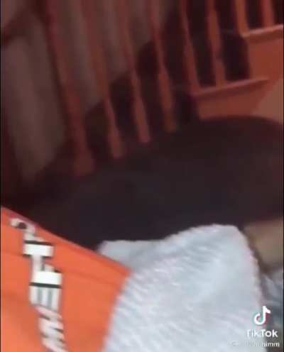 When you pass out...