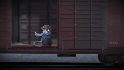 Rocky on a train gif even tho no one asked