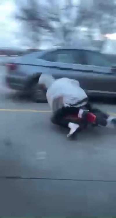 dude eats shit