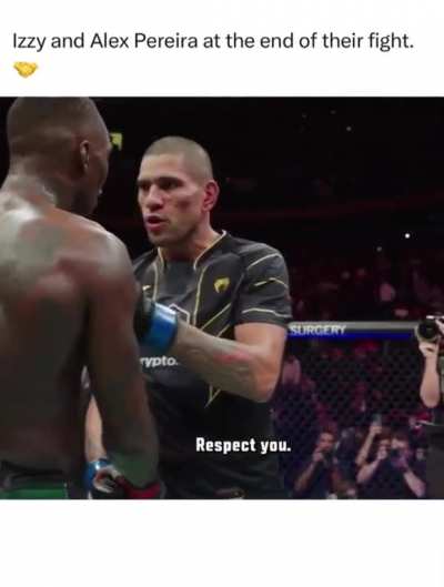At the end of their previous fight.