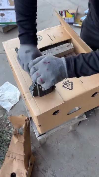 Box stapler