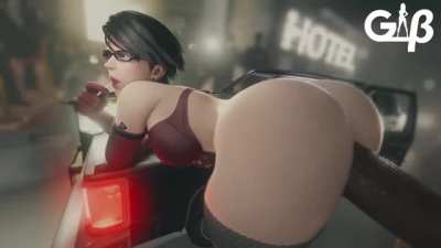 Bayonetta's Ass Takes A Hard Pounding (GeneralButch) [w/ sound]