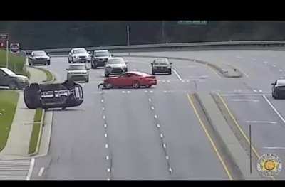 BMW driver emerged without injuries from this crash