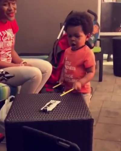 Kid is a natural