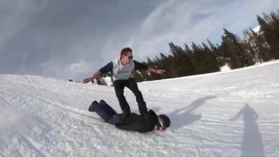 Blursed snowboard