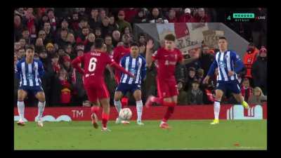 Thiago's Insane Champion’s League Goal Shot Trajectory